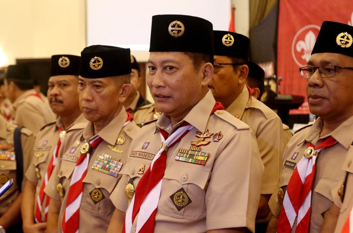 Kwartir Nasional Pramuka bersama Kwartir Daerah Pramuka se-Indonesia menggelar Rakernas 2024 di Jakarta dan menyatakan akan Permen Nomor 12 Tahun 2024. Tentang apa?