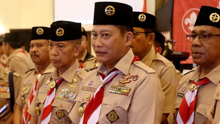 Kwartir Nasional Pramuka bersama Kwartir Daerah Pramuka se-Indonesia menggelar Rakernas 2024 di Jakarta dan menyatakan akan Permen Nomor 12 Tahun 2024. Tentang apa?