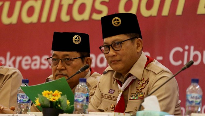 Kwartir Nasional Pramuka bersama Kwartir Daerah Pramuka se-Indonesia menggelar Rakernas 2024 di Jakarta dan menyatakan akan Permen Nomor 12 Tahun 2024. Tentang apa?