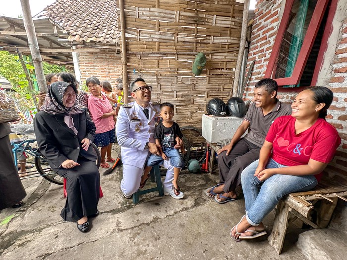 Pj Wali Kota Mojokerto datangi rumah warga