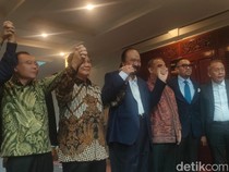 Prabowo di Samping Surya Paloh: Kita Gembira Saudara Bersama Kita