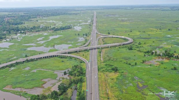 Proyek Tol Trans Sumatera siap ngegas lagi tahun ini. (Dok: Hutama Karya)