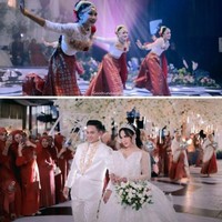 Resepsi kedua Putri dan Abdul tak kalah mewah dari resepsi pertama. Hal itu terlihat dari ungggahan Putri dan para tamu undangan yang hadir. Meski terlihat seperti digelar di sebuah ballroom hotel, nyatanya acara tersebut digelar di rumah mempelai pria yang disulap jadi terlihat mewah dan megah. Foto: Instagram