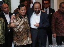 Saling Rangkul, Prabowo-Surya Paloh Sepakat Kerja Sama untuk Rakyat