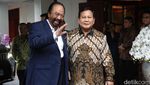 Momen Surya Paloh Temui Prabowo di Kertanegara