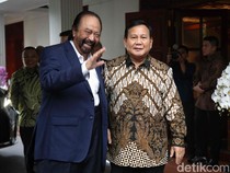 Momen Surya Paloh Temui Prabowo di Kertanegara