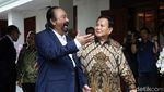 Momen Surya Paloh Temui Prabowo di Kertanegara