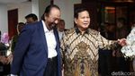 Momen Surya Paloh Temui Prabowo di Kertanegara