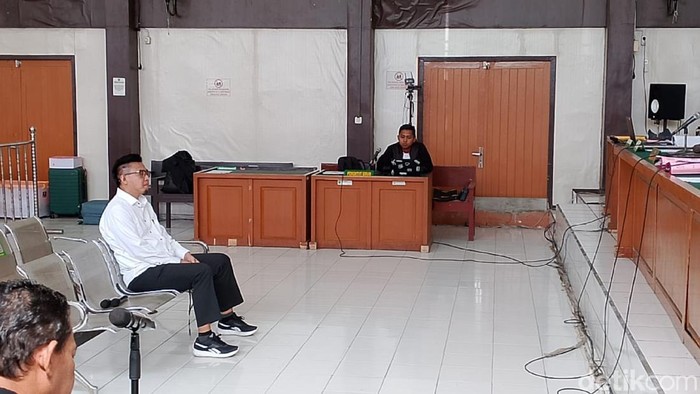 Terdakwa Novriansyah mantan Direktur PDSPME jalani sidang vonis di PN Palembang