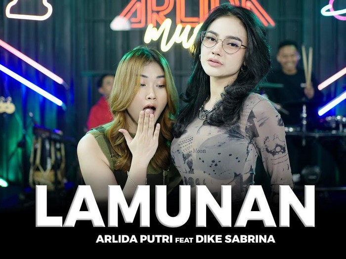 Trending di Youtube, Lirik Lagu Lamunan Duet Arlida Putri feat Dike Sabrina