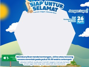 10 Twibbon Hari Kesiapsiagaan Bencana 2024: Link Download dan Cara Pakai