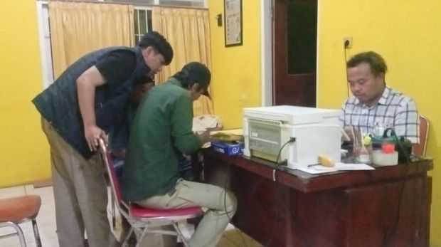 Wakil Ketua PAN DIY Mahmud Ardi Widanto daftar Pilkada Gunungkidul (diwakilkan), Rabu (24/4/2024).