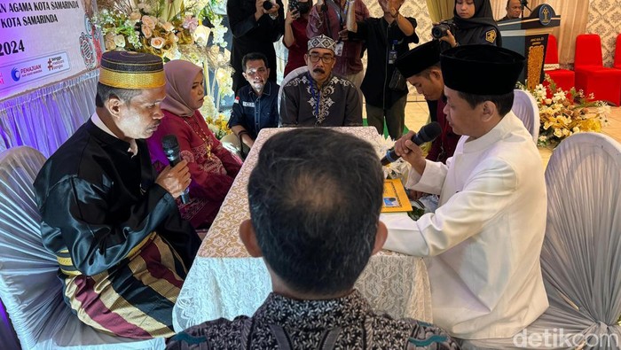 Warga Binaan Pemasyarakatan (WBP) di Kaltim ikuti nikah massal gratis di dalam Lapas.