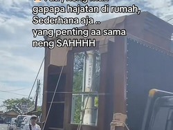 Pernikahan Viral, Seserahannya bak Pindahan Rumah, Lemari hingga Meja Rias