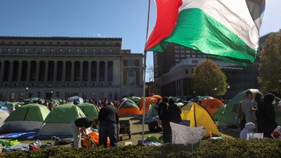 Aksi Bela Palestina, Tenda Kemah Bermunculan di Sejumlah Kampus AS