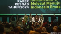 Kegiatan Rakerkesnas pada 2024 ini mengambil tema Transformasi Kesehatan: Melesat Menuju Indonesia Emas. 