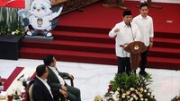 Presiden RI terpilih Prabowo Subianto mengatakan pertandingan dalam Pilpres 2024 sudah selesai. Dia mengajak semua pihak bersatu dalam membangun bangsa. Pradita Utama/detikcom
