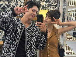 7 Foto Danielle NewJeans Cantiknya Bak Boneka Hidup, Bertemu Park Bo Gum