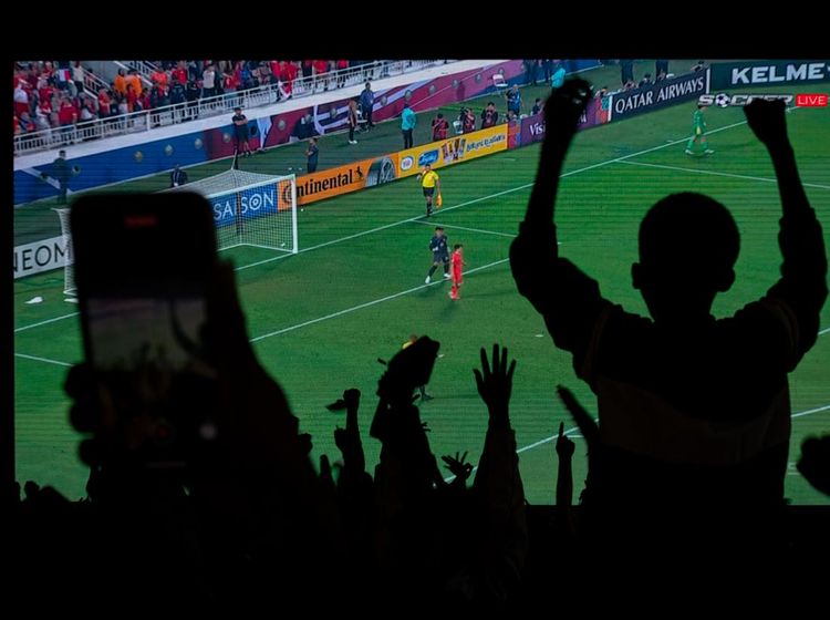 Euforia Warga Semarang Nobar Timnas U-23 Indonesia Vs Korsel