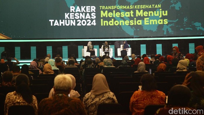 Kepala Dinas Kesehatan Provinsi Papua dr Robby Kayame bicara kasus penyakit malaria di Papua. Hal itu disampaikan dalam Rakernaskes 2024.