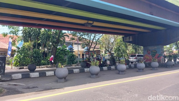 Lokasi pengeroyokan di Kota Malang yang rekaman CCTV-nya beredar di media sosial.