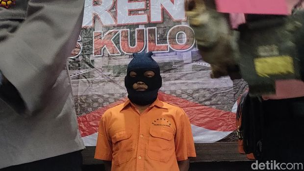 Jumpa pers kasus pencurian perabot rumah tangga di Mapolres Kulon Progo, DIY, Jumat (26/4/2024).