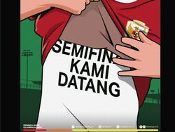 Meme Jemaah Salat Jumat Berbahagia Timnas ke Semifinal Piala Asia U-23