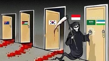 Asslamualaikum lawan semifinal... Foto: Twitter @idextratime