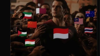 King Indonesia... Foto: Twitter @idextratime