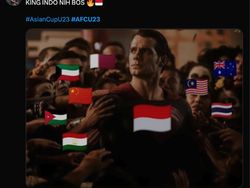 Meme Jemaah Salat Jumat Berbahagia Timnas ke Semifinal Piala Asia U-23