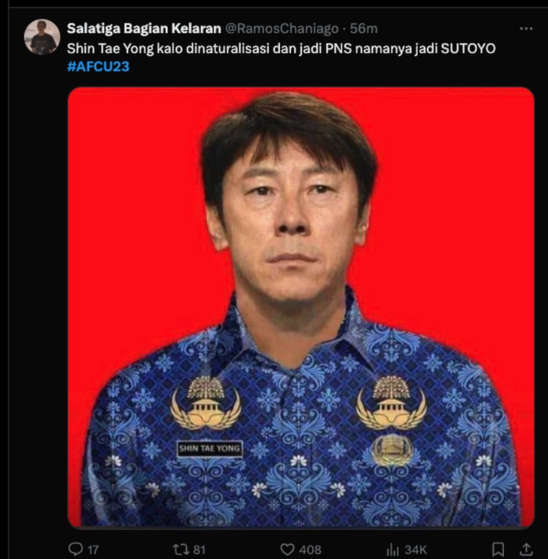 Meme Piala Asia U-23 2024