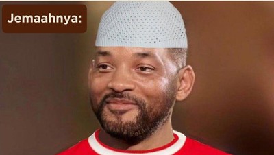 Meme Jemaah Salat Jumat Berbahagia Timnas ke Semifinal Piala Asia U-23