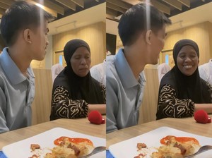 Viral Momen Haru Pria Beri Hadiah Cincin ke Ibunya, Bikin Netizen Iri