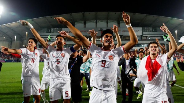 Semringahnya Garuda Muda Lolos ke Semifinal Piala Asia U-23