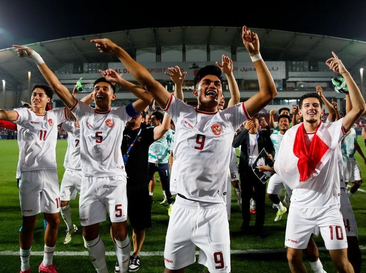 Semringahnya Garuda Muda Lolos ke Semifinal Piala Asia U-23