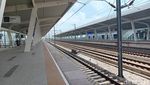 Potret Stasiun Kereta Cepat Karawang yang Belum Dibuka