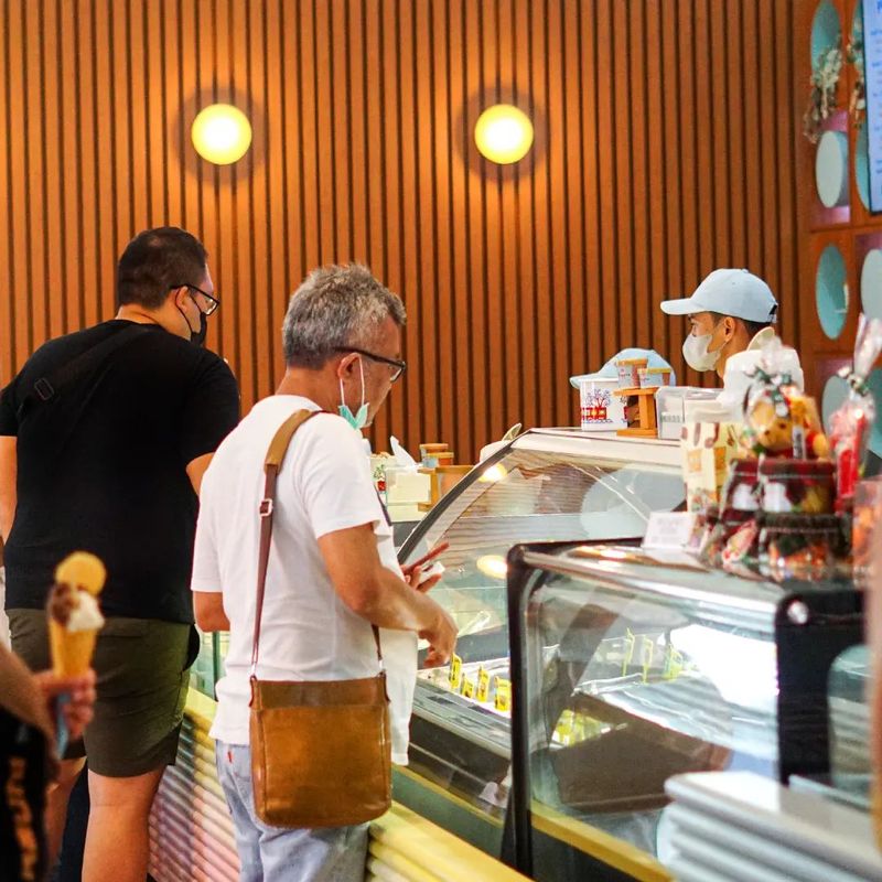 Tempat makan ramah anak di Malang: Koono Gelato.
