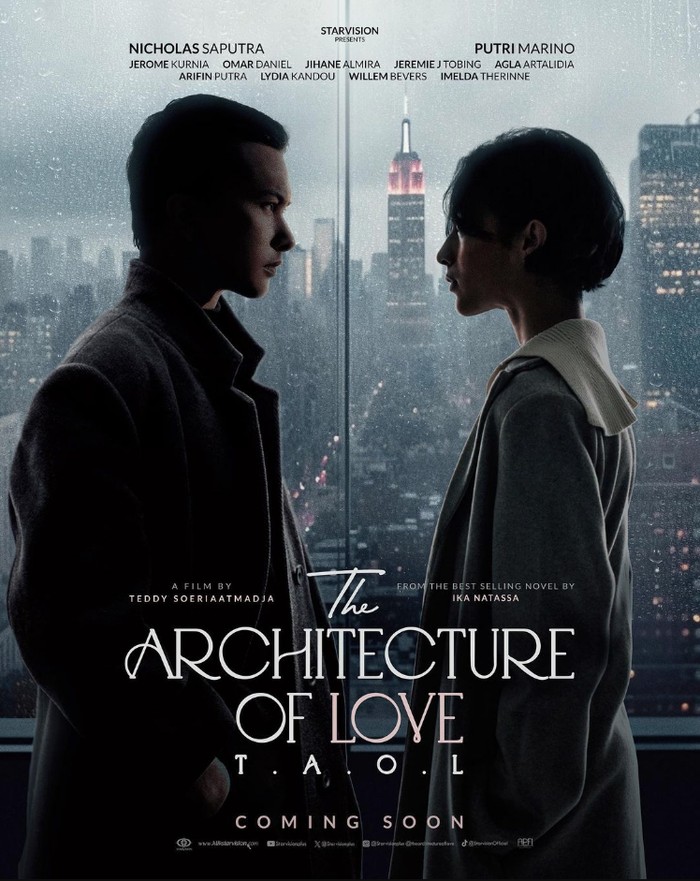 Cuplikan adegan dalam film The Architecture of Love.