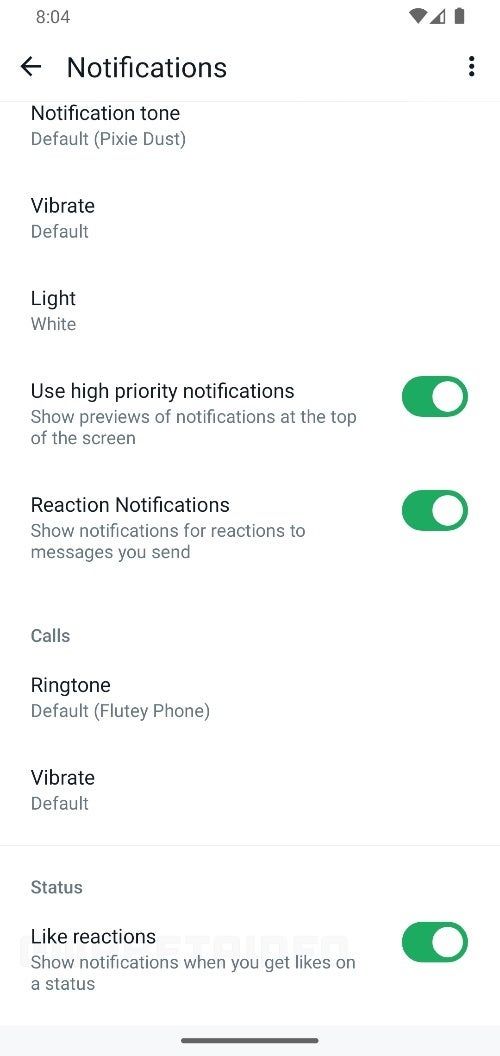 WhatsApp Uji Fitur Matikan Notifikasi Reaksi Status