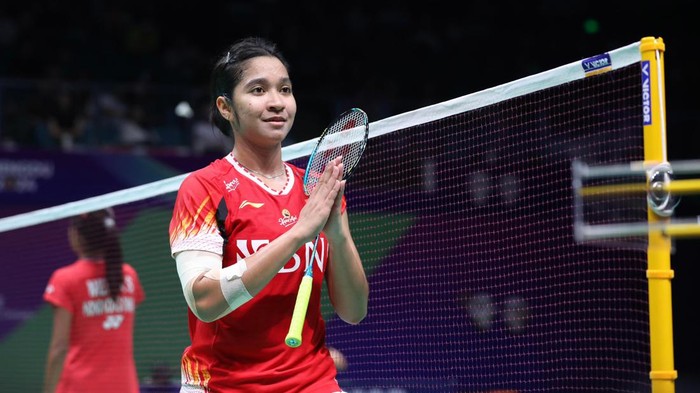 Ester Nurumi Tri Wardoyo di Uber Cup 2024