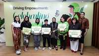 Dalam acara itu, InDrive juga memberikan apresiasi kepada para driver perempuan 