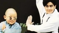 Jimmy Lin Reka Ulang Foto Lama dengan Boboho, Netizen Puji Wajahnya Awet Muda
