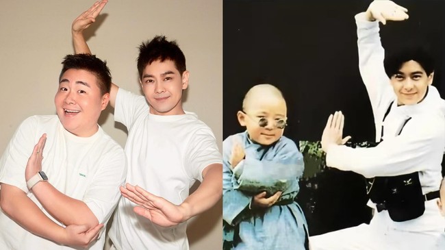 Dalam postingan baru-baru ini, Jimmy membuat penggemar nostalgia dengan potret kebersamaan dengan Steven. Dalam foto lain, mereka menampilkan keakraban keduanya setelah 30 tahun. Foto: Instagram Jimmy Lin