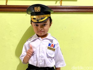 Bocah Bandung Viral di TikTok Tirukan Suara Announcer Kereta Api