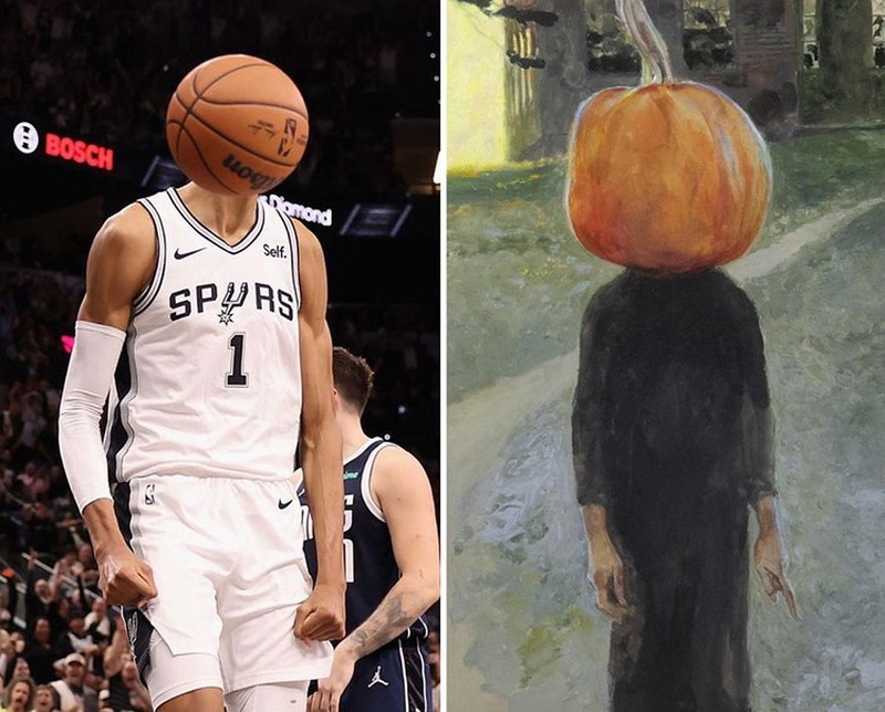 Kocak! Begini Aksi Para Atlet Dipadukan dengan Karya Lukisan Klasik