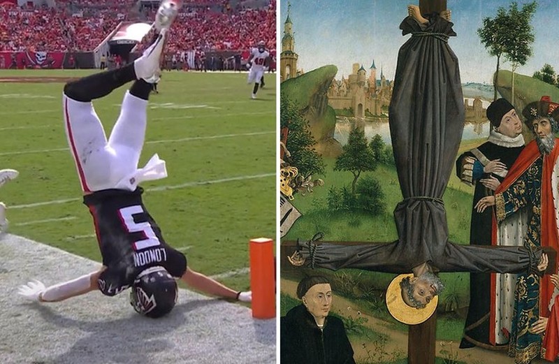 Kocak! Begini Aksi Para Atlet Dipadukan dengan Karya Lukisan Klasik