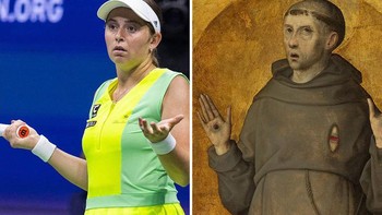 Saints Michael And Francis karya Juan De Flandes, 1505-09. Foto: Boredpanda