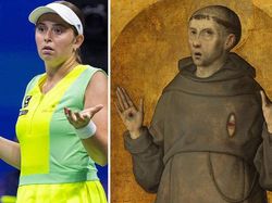 Kocak! Begini Aksi Para Atlet Dipadukan dengan Karya Lukisan Klasik