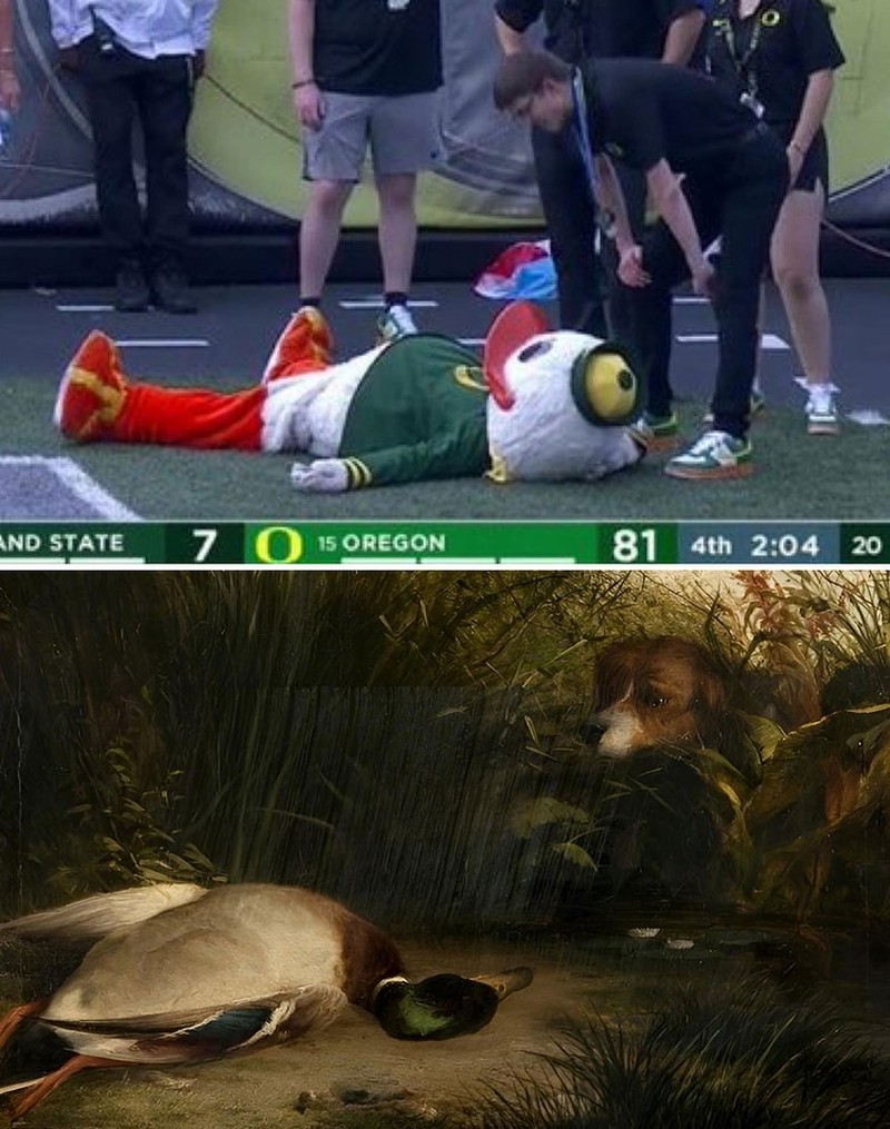 Kocak! Begini Aksi Para Atlet Dipadukan dengan Karya Lukisan Klasik