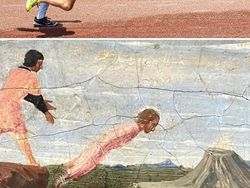 Kocak! Begini Aksi Para Atlet Dipadukan dengan Karya Lukisan Klasik